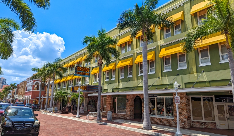 Innenstadt von Fort Myers, Florida