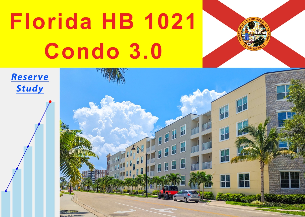 Florida HB 1021 Condo 3.0 Gesetzestext und Eigentumswohnungsgebäude