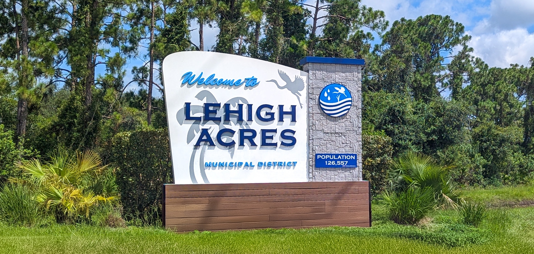 Lehigh Acres Welcome Sign